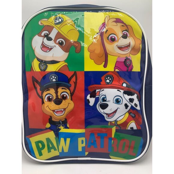 Paw Patrol Kids Backpack With Colorful Character Print Adjustable Straps & Zippe - Picture 1 of 3